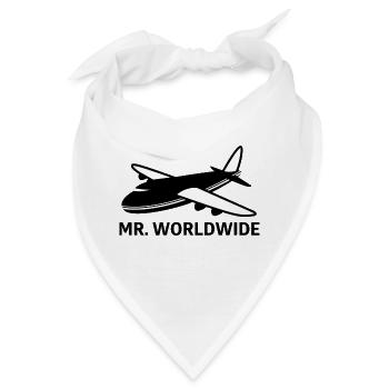 Mister Worldwide - Bandana - Weiß - Vorne