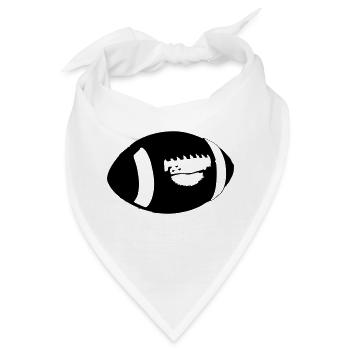 Amerikanischer Football amerikanisch Vektor Stolz - Bandana - Weiß - Vorne