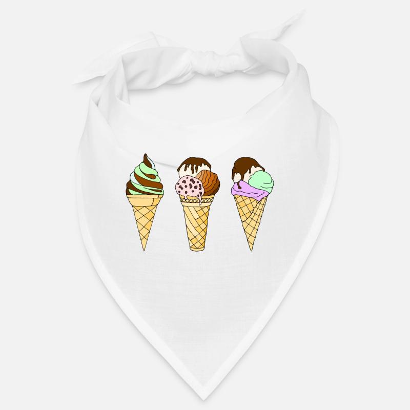 Eis - Bandana - Weiß