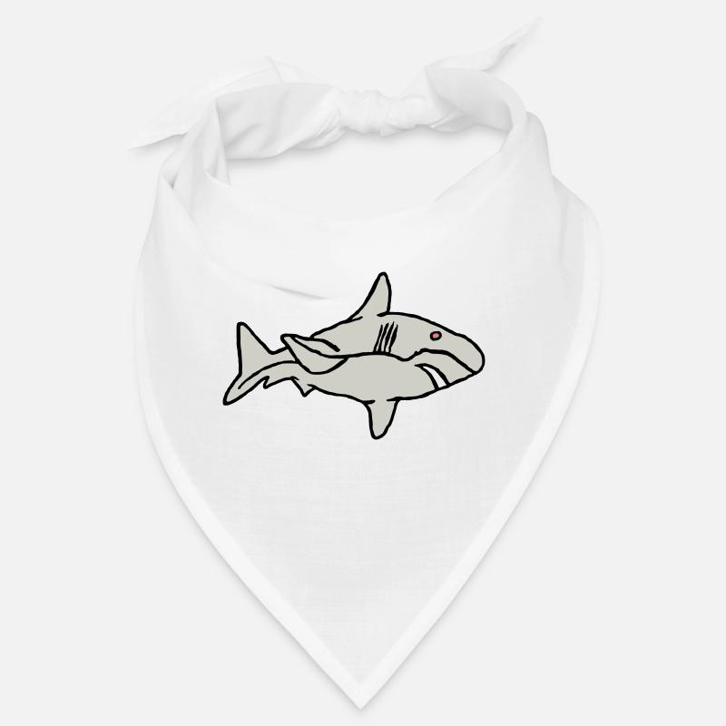 Poisson Requin Prédateur Eau Graffiti Océan Bandana