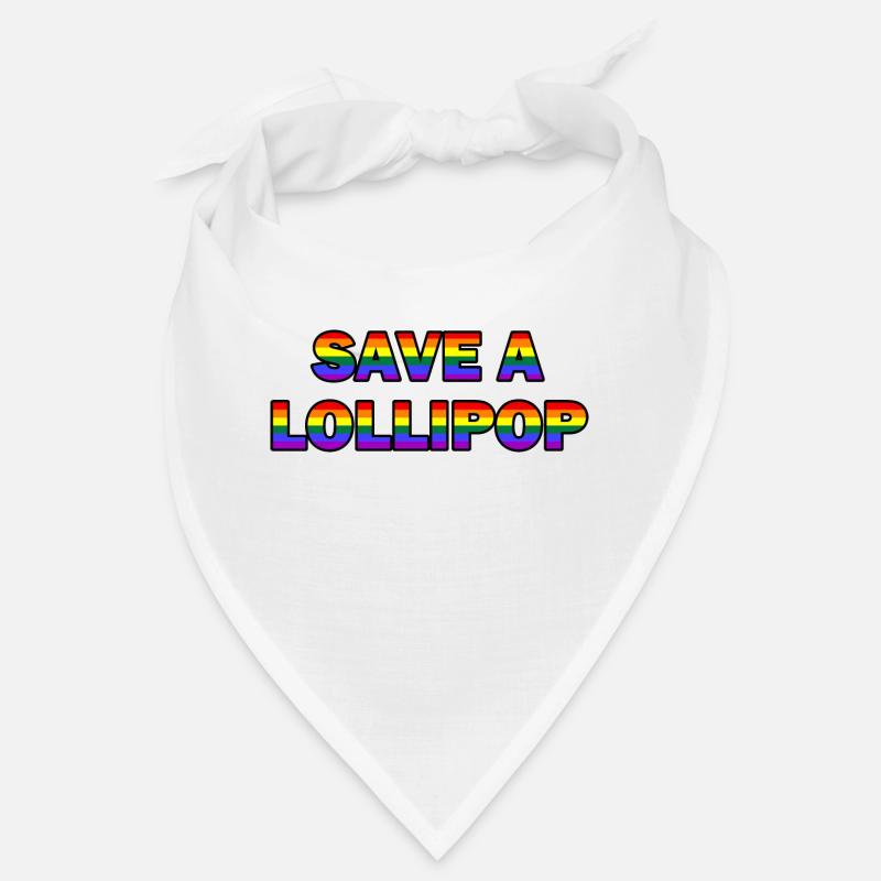 Save A Lollipop Gay Pride Regenbogen Geschenkidee Bandana