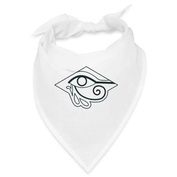 Auge von RA Ägyptisches Symbol - Bandana - Weiß - Vorne