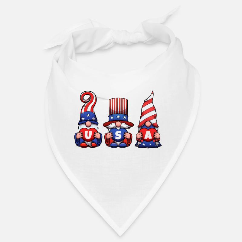4. Juli USA Gnomes Bandana