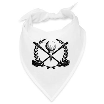Golfin Lorbeerkranz - Bandana - Weiß - Vorne