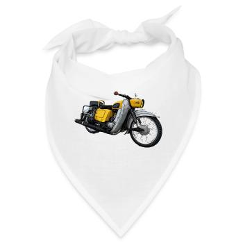 MZ ES 125 150 Motorrad - Bandana - Weiß - Vorne
