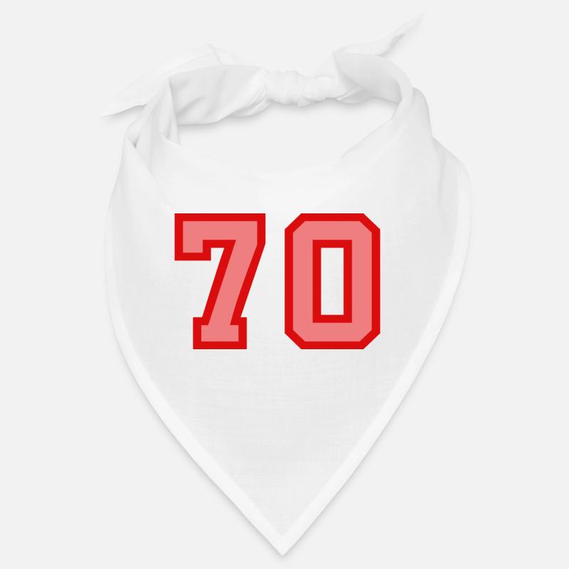 Cool Retro Retrostyle Jersey Number Back Number Bandana