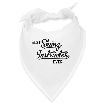 Skilehrer - Bandana - Weiß - Vorne