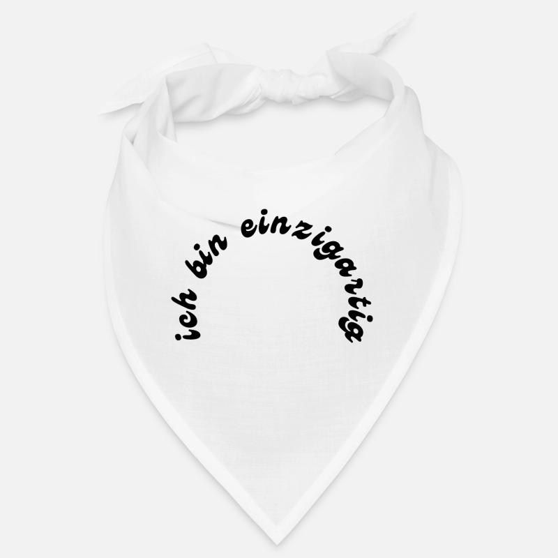 einzigartig - Bandana - Weiß