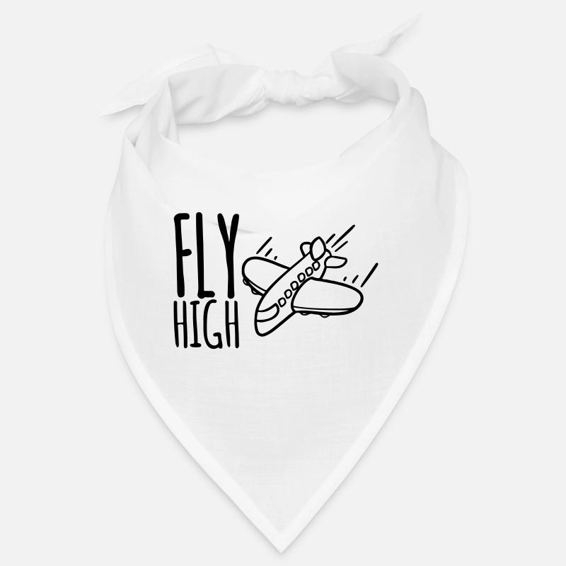 Fly High - Flugzeug Fliegen Geschenkidee Piloten Bandana