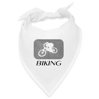 Biking - Bandana - Weiß - Vorne