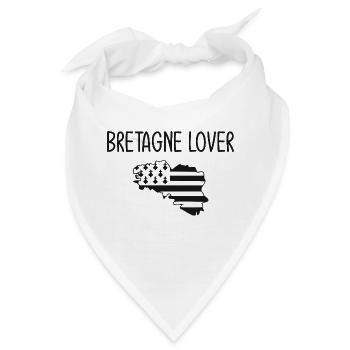 Bretagne-Liebhaber - Bandana - Weiß - Vorne