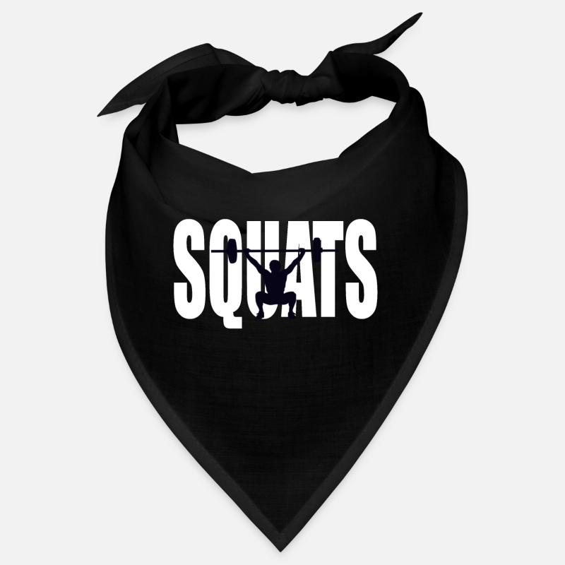 logo de squats gym Bandana