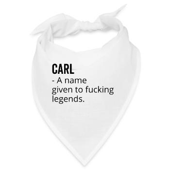 Carl ein Name für verdammte Legenden - Bandana - Weiß - Vorne