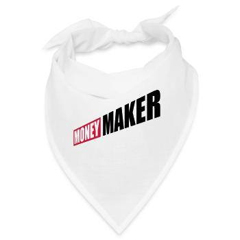 Unternehmer Money Maker Logo - Bandana - Weiß - Vorne