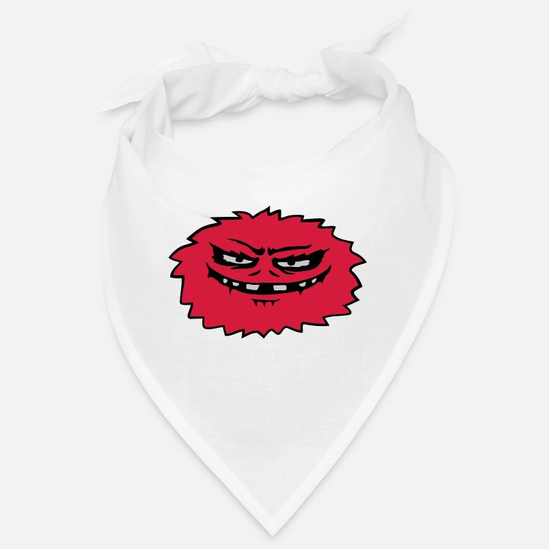 Haariges böses Monster Comic Bandana