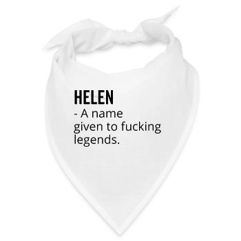 Helen ein Name für verdammte Legenden - Bandana - Weiß - Vorne