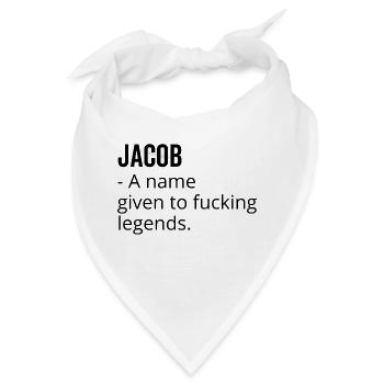 Jacob ein Name für verdammte Legenden - Bandana - Weiß - Vorne