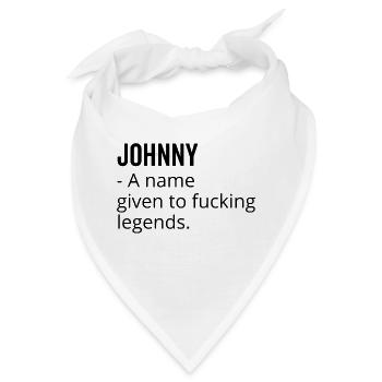 Johnny ein Name für verdammte Legenden - Bandana - Weiß - Vorne