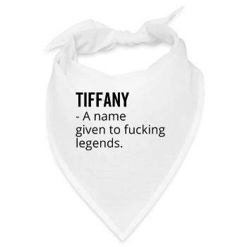 Tiffany ein Name für verdammte Legenden - Bandana - Weiß - Vorne