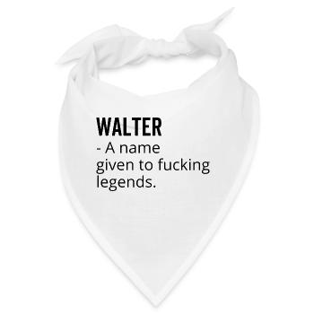 Walter ein Name für verdammte Legenden - Bandana - Weiß - Vorne
