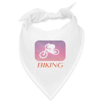 Biking - Bandana - Weiß - Vorne