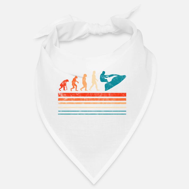 evolution jetski Design for a jet ski lover - Bandana - Weiß