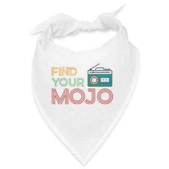 Finden Sie Ihre Mojo Colourful Violet Pink Retro Schriftart - Bandana - Weiß - Vorne