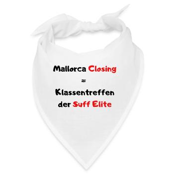 Mallorca Closing - Party Time auf Malle! - Bandana - Weiß - Vorne