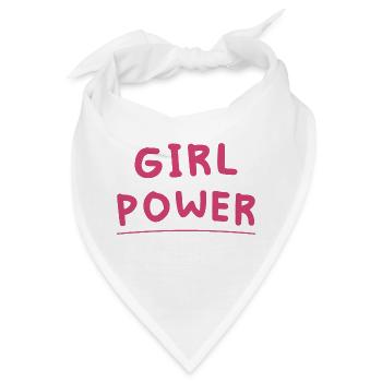 Frauenpower - Bandana - Weiß - Vorne