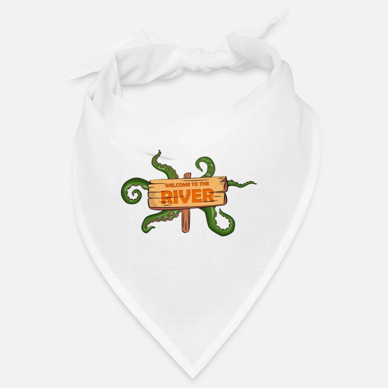 Willkommen am Fluss Spooky Halloween Comic Style Bandana