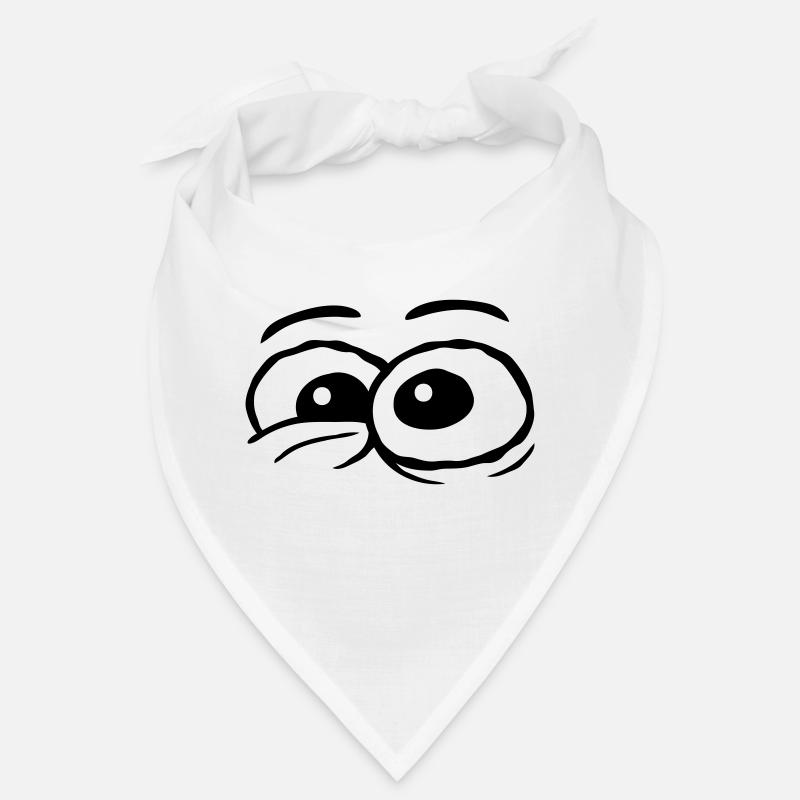 Design Comic Augen verrückt Bandana