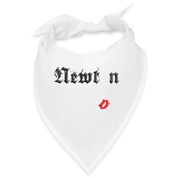 Isaac Newton - Bandana - Weiß - Vorne