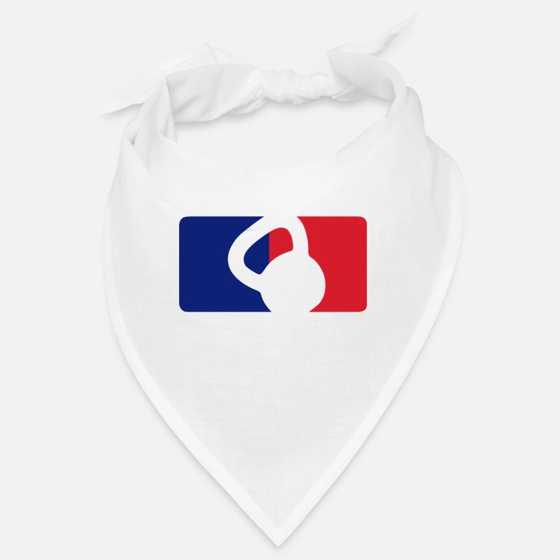 Kettlebell Warrior T shirt Design - Bandana - blanc