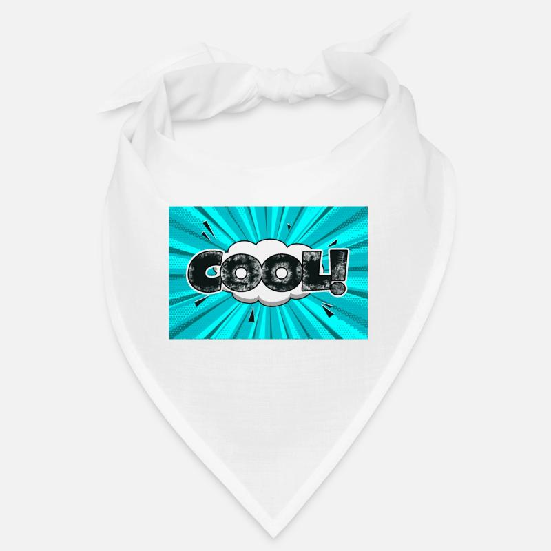 cooler Comic Style Bubble Graffiti Schriftzug Bandana