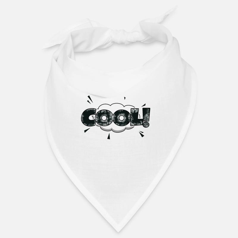 cool Comic Style Bubble Graffiti Lettering Bandana