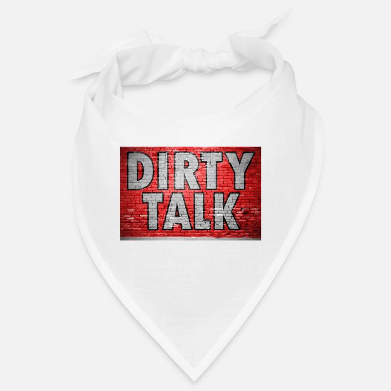 Dirty Talk Graffiti Mur de briques Bandana