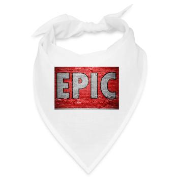 Epic Ziegelsteinmauer Graffiti - Bandana - Weiß - Vorne