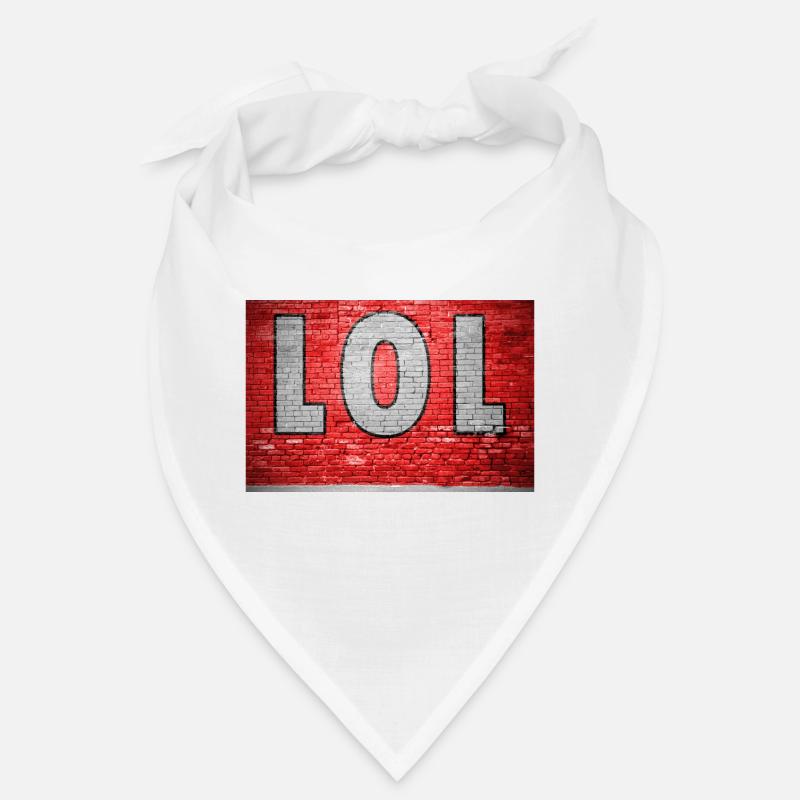 Lol Graffiti Mur de briques Bandana