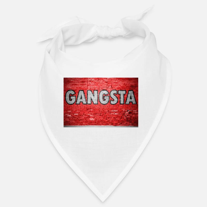 Graffiti de mur de briques de gangster Bandana