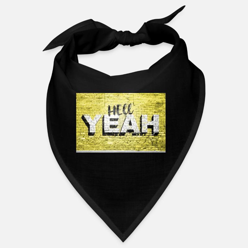 Yeah Ziegelsteinmauer Graffiti Bandana