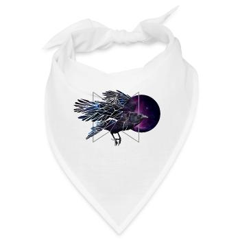 Space Raven - Bandana - Weiß - Vorne