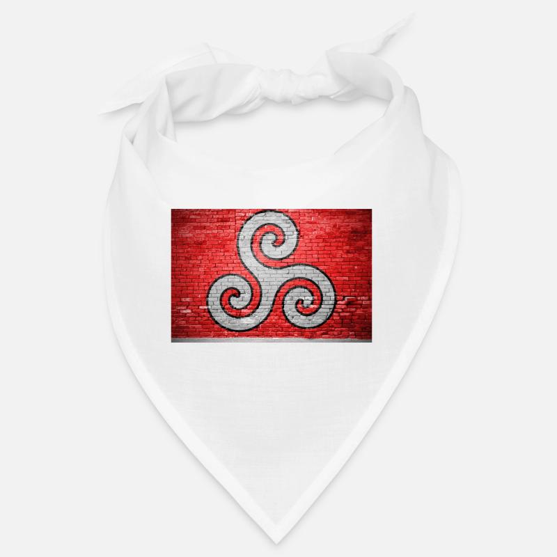 Triskele BDSM Brick Wall Graffiti Bandana