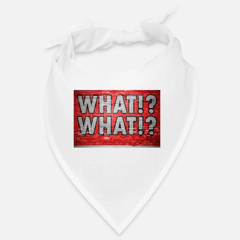 What!? What!? Graffiti Bandana