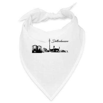 Skyline Dettenhausen - Bandana - Weiß - Vorne