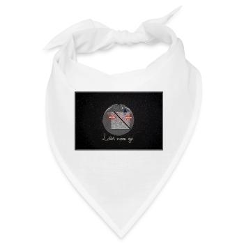 Laser Eyes 2 - Bandana - Weiß - Vorne
