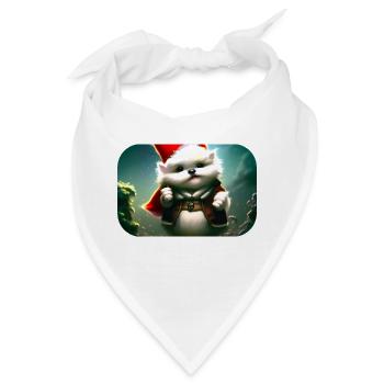 Christmas Gnome - Bandana - Weiß - Vorne