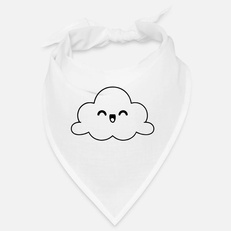 Sweet cloud with face Sweet cloud vector Bandana
