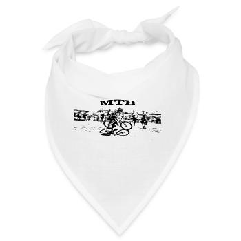 BMX MTB MTB Fahrrad - Bandana - Weiß - Vorne