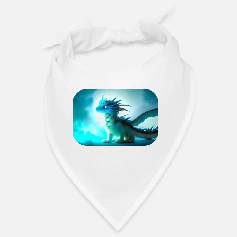Petit dragon Grummliger - Bandana - blanc