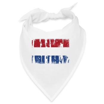 Niederlande Vintage - Bandana - Weiß - Vorne